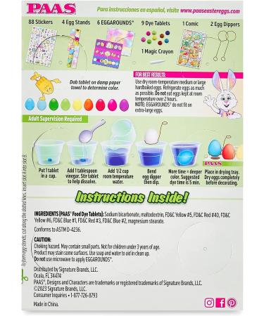 PAAS Friends Large Egg Decorating Kit - Fun and Easy Easter Activity - Buy Online on GoSupps.com