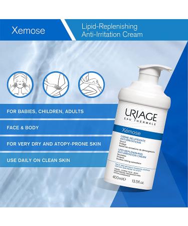 Uriage Xemose Fragrance-Free Lipid-Replenishing Cream 13.5 fl oz - Anti-Irritation Moisturizer - Buy Online on GoSupps.com