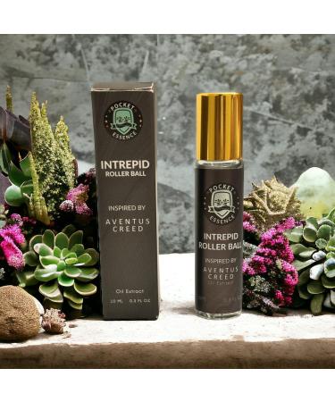 Intrepid | Eau De Parfum | Inspired By Aventus | Roller Ball | Men Body Oil Extract | For Men |10 ml - Buy Online on GoSupps.com