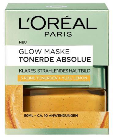 L 'Or al Paris Clay Absolue Glow Mask for Clear Radiant Complexion Cream 50 ml