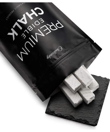 Chalkovsky Premium Edible Chalk - Crunchy Belgorod Chalk Chunks - Russian Organic Chalk for Bone Strength - 7oz (200g) - Buy Online on GoSupps.com