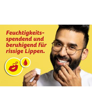 Carmex Classic Tiegel - Lip Balm for Dry Lips - Moisturizing and Soothing for Chapped Lips - With Vaseline Vitamin E and Beeswax - 6 x 7.5 g - Buy Online on GoSupps.com