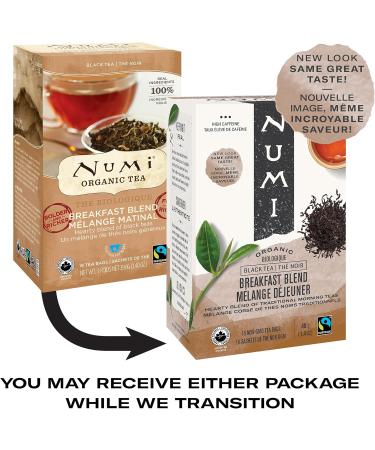 Numi Organic Tea Breakfast Blend Black Tea 18 Count - Buy Online on GoSupps.com