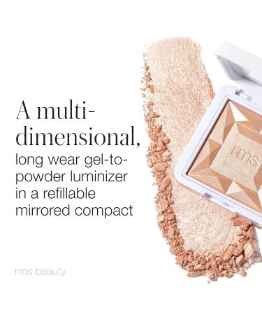 RMS Beauty ReDimension Hydra Dew Luminizer - Talc-Free Highlighter Makeup Gel Cream & Powder Body Shimmer - Full Size Face Luminizer for Glowing Skin - Buy Online on GoSupps.com
