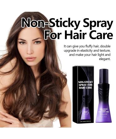 New model No-wash refreshing fluffy spray No-wash volumizing non-stick hair spray Non-stick fluffy hair spray Fluffy hair oil lasting styling spray 2pcs - Buy Online on GoSupps.com
