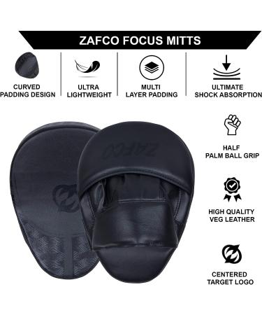 Zafco Sports Boxing Mitts for Muay Thai MMA Training - Black - Buy Online on GoSupps.com