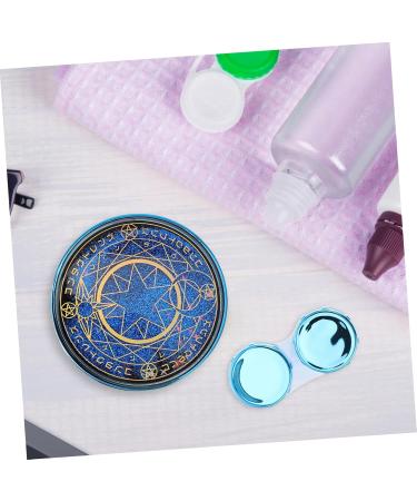 Buy HOMSFOU Starry Sky Glasses Case - Contact Lens Care Box (PP Blue 7.5x7.5cm) - Perfect for Colored Lenses | International Shipping - Buy Online on GoSupps.com