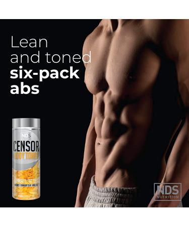 NDS Nutrition Censor - Fat Loss & Body Toner with CLA, Fish Oil & Safflower - 180 Softgels - Buy Online on GoSupps.com