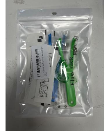 Reusable Dental Floss Holder Set - 2 Dental Silk Holders & 10 Floss Picks | Ideal for Home Travel & Hotels - Buy Online on GoSupps.com