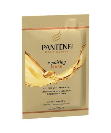 Pantene Pro-V Gold Series Repairing Mask with Argan Oil - 1.7 fl oz (Pack of 10) - Buy Online on GoSupps.com