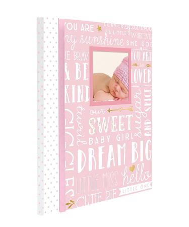 Lil Peach Dream Big Baby Memory Book Journal - Pink | Baby's First 5 Years, Perfect for Baby Shower Gift - Buy Online on GoSupps.com