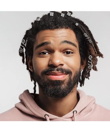 Spiral Hair Accessories 12pcs Set | Loc Jewelry for Women | Dreadlock Beads Metal Clips | Silver Dreadlock Decorations - Buy Online on GoSupps.com