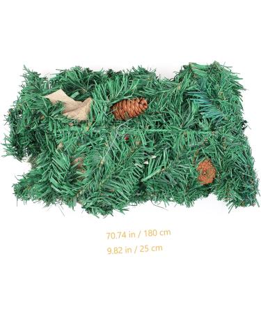 HOMSFOU Christmas Cane Xmas Tree Garland Decor Christmas Red Berry Garland Artificial Christmas Garland Christmas Hanging Rattan Garland Holiday Berry Wreath Pvc Ornament Wedding White - Buy Online on GoSupps.com