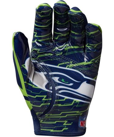 Buy Wilson NFL Stretch Fit Gloves Seattle Adult | International Shipping Available - Buy Online on GoSupps.com