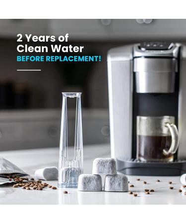 K&J Charcoal Water Filter Pods - 12-Pack Keurig Compatible Filters for Coffee Maker - Replacement for Keurig 2.0 and Older Models - 12 Count - Buy Online on GoSupps.com