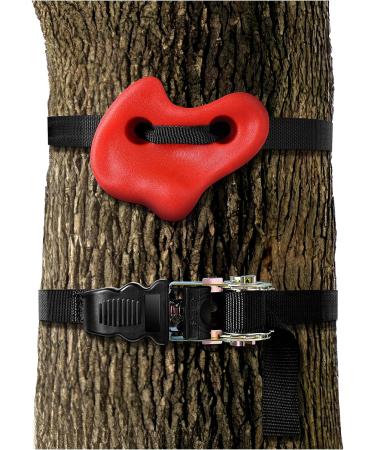 NAQIER Ninja Tree Climbing Holds with Ratchet Straps - Outdoor Ninja Warrior Course for Kids - Buy Online on GoSupps.com