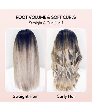 Buy Terviiiix 32mm Hot Hair Brush | Ceramic-Turmalin-Ion Volumizer for Loose Curls | 5 Temperatures Digital Display Dual Voltage - Buy Online on GoSupps.com