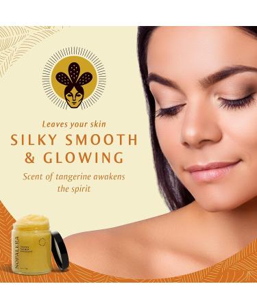 Nopalera Cactus Flower & Tangerine Exfoliant Scrub 6 oz - Handmade 3-in-1 Cleanser, Exfoliant, Moisturizer - Vegan & Cruelty-Free - Buy Online on GoSupps.com