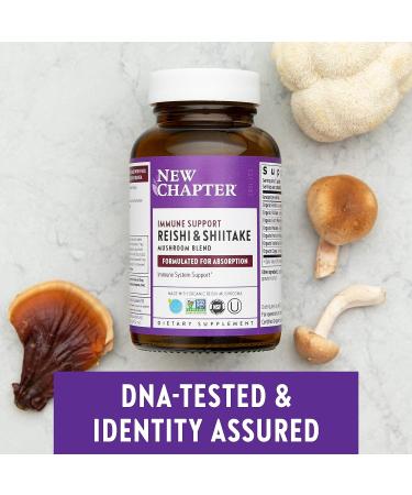 New Chapter LifeShield Immune Support Capsules - Organic Reishi Mushroom, Vegan & Non-GMO - 120 Count - Buy Online on GoSupps.com