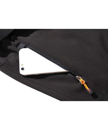 Benboy Men's Waterproof Hiking Pants | Softshell Windproof Warm Lined Ski & Snowboard Pants | Outdoor Winter Trekking L Black - Buy Online on GoSupps.com