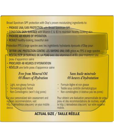 Olay Complete Daily Moisture Face Cream for Normal Skin Types with Vitamins E Vitamin B3 Niacinamide and Vitamin C 60 mL Packaging may vary Unscented 60 ml (Pack of 1) - Buy Online on GoSupps.com