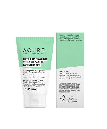 Acure Ultra Hydrating Facial Moisturizer 1 oz | 12 Hour Hydration for Glowing Skin - Buy Online on GoSupps.com