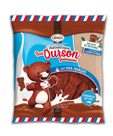 C moi l'Authentique petit Ourson guimauve chocolat au lait -Sachet de 170gr (Lot de 6) Pack of 6 (1020 g)
