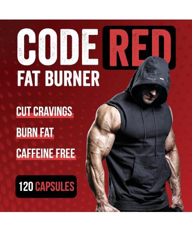 Enhanced Labs Code Red - Pure Fat Burner for Weight Loss and Metabolism Boost - Caffeine-Free Formula for Appetite Suppression - 120 Capsules - Buy Online on GoSupps.com