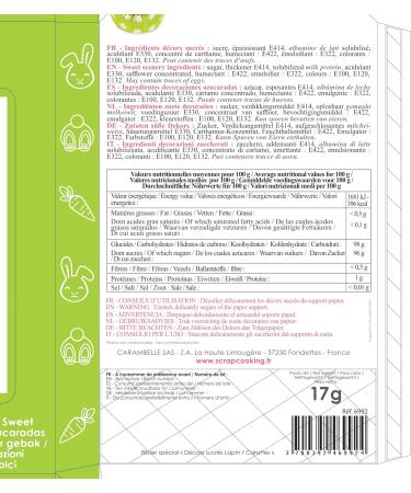 Sweet decorations rabbit and carrot - Buy Online on GoSupps.com