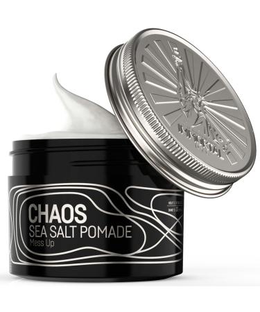 Immortal NYC Exclusive 'SEA SALT' Pomade - Matte Natural Dry look - Firm Strong Hold - Extra Volume & more Texture-No Shine - 100 Ml/3.4 Oz (Travel size)