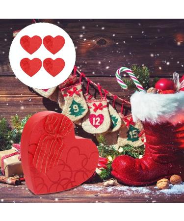 Heart- shaped Chocolate Boxes Empty Valentines Heart Container Packing Storage Box for Mother' s Day Valentine' s Day Candy Sweet Nuts Toffee Caramels (4 Pcs Red) - Buy Online on GoSupps.com