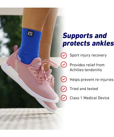 Neo G Ankle Support for Sprained Ankle, Achilles Tendonitis, Weak Ankles, Arthritis - XL 27-32 CM - Buy Online on GoSupps.com