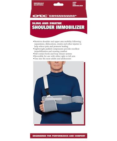 Buy OTC Sling Swathe Shoulder Immobilizer | Upper Arm Stabilizer for Fast Recovery - International Shipping Available - Buy Online on GoSupps.com