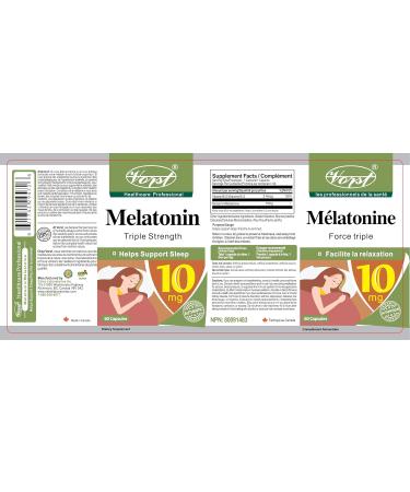 VORST 5HTP 100mg 60 Capsules and Melatonin 10mg 60 Capsules Combo (2 bundle bottles) - Buy Online on GoSupps.com