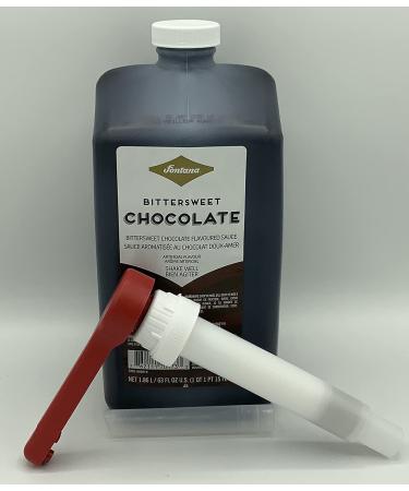 Starbucks Fontana Bittersweet Chocolate Frappuccino Mocha Sauce Combo 63oz Bottle + Pump - Ideal for Beverages, Syrups, Desserts, and Baking - Buy Online on GoSupps.com