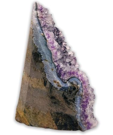 Buy Unique Lamare Amethyst Geode from Uruguay - Natural Gemstone for Home Decoration (0.7-1.28 kg) - Buy Online on GoSupps.com