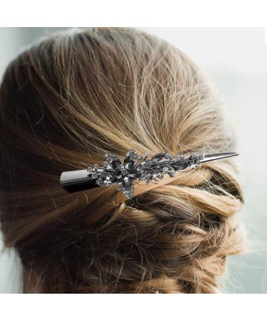minkissy Hair Clips for Styling Billed Hair Clips Alligator Hair Clip Rhinestone Hair Barrette Hair Pin Fancy Barrettes for Women's Hair Miss Crocodile Skin Metal - Buy Online on GoSupps.com