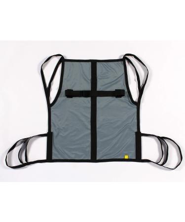 Patient Aid One Piece Patient Lift Sling with Positioning Strap, Size Large, 600lb Weight Capacity