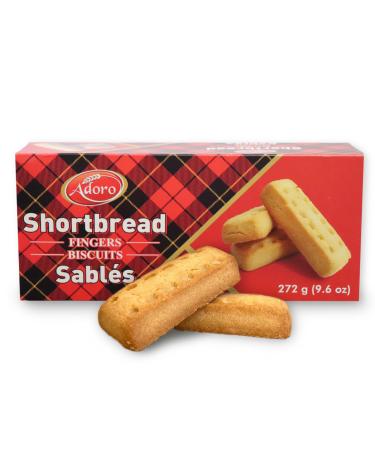 Shortbread Cookies (272g) Rich and Delicious Cookie Butter Fingers | Premium Quality Grocery Food | Ideal School Snacks for Kids | Indulge in the Taste of Adoro Groceries