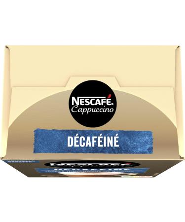 Nescaf Decaf Cappuccino - Soluble Coffee - Box of 10 Sticks - Pack of 6 Boxes (60 Sticks) - Buy Online on GoSupps.com