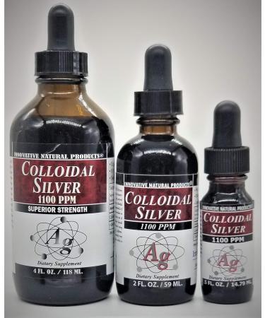 Buy Colloidal Silver 1100 PPM - 4 oz | Premium Quality & Fast International Shipping - Buy Online on GoSupps.com