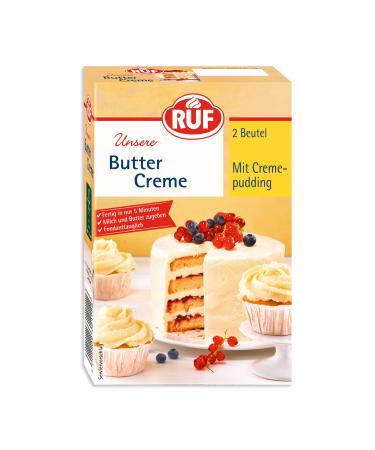 Call butter cream with cream pudding for covering & garnishing cakes & cupcakes fondant-compatible versatile & gluten-free 2 x 70g - Buy Online on GoSupps.com