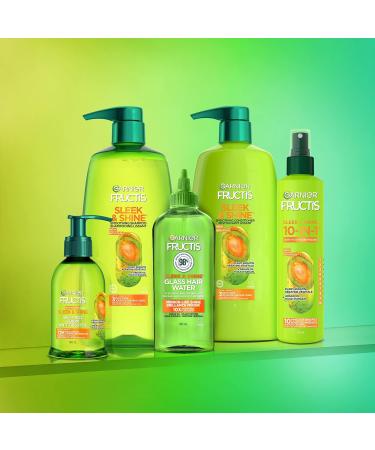 Garnier Fructis Sleek & Shine Anti-Frizz Serum For Frizzy Dry Hair Instant Sleek with Argan Oil 150 mL Anti-Frizz Serum 150 ml (Pack of 1) - Buy Online on GoSupps.com