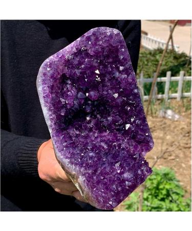 Natural Crystal Rough Natural Amethyst geode Quartz Cluster Crystal Specimen 900-1000g - Buy Online on GoSupps.com