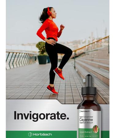 Cayenne Pepper Liquid Extract | 2 fl oz | Low Alcohol Supplement | Vegetarian  Non-GMO  Gluten Free | by Horbaach - Buy Online on GoSupps.com