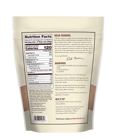 Bob's Red Mill Gluten Free Brownie Mix - 21 oz (595 g) | Delicious & Easy Baking - Buy Online on GoSupps.com