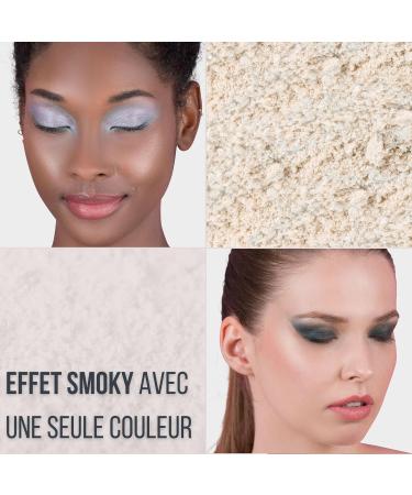 Impala Compact Eyeshadow | Color Bright White N12 | Shimmering and Long-Lasting Colors | Long-Lasting Eyeshadow | Creamy Texture - Buy Online on GoSupps.com