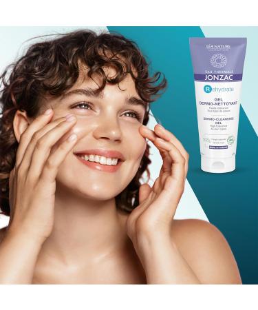 Rehydrate Organic Dermo Cleansing Gel - Gentle Daily Facial Cleanser for Sensitive Skin - Smooth & Hydrated Skin - 6.75 Fl Oz - International Shipping Available - Buy Online on GoSupps.com