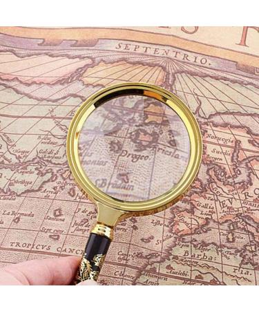 Lightweight Magnifying Glass 10 Times Magnifying Glass with Exquisite Dragon Pattern Handle Used for Reading Watch Repair Tool Lofty Ambition - Buy Online on GoSupps.com