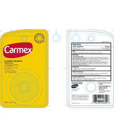 Carmex Lip Balm - Everyday Soothing 3 Pack (12 Total) | International Shipping Available - Buy Online on GoSupps.com